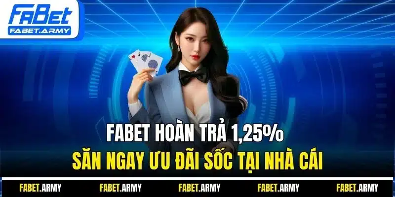 fabet hoàn trả 1.25%